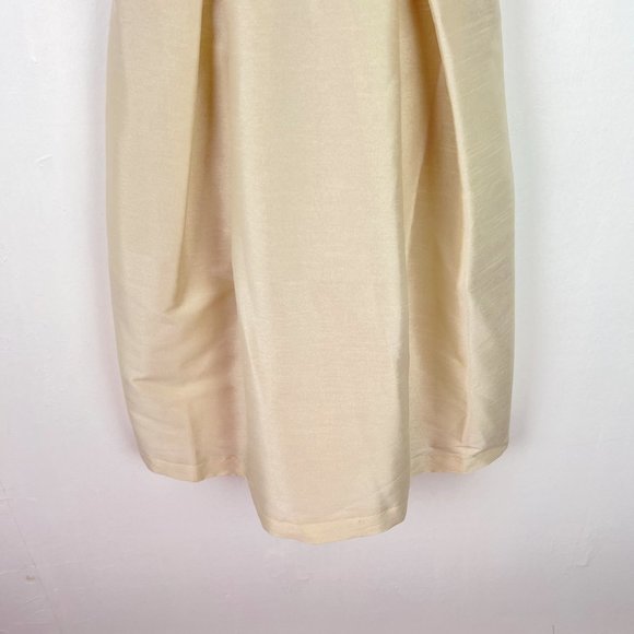 NWT Alfred Sung Dupioni Sleeveless Short Cocktail Dress with Bow Size 2 D626 - Picture 4 of 15